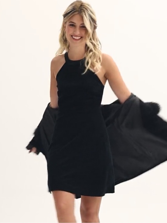 Live to be Spoiled Dresses & Skirts - Live to be Spoiled black shimmer skater dress Size small